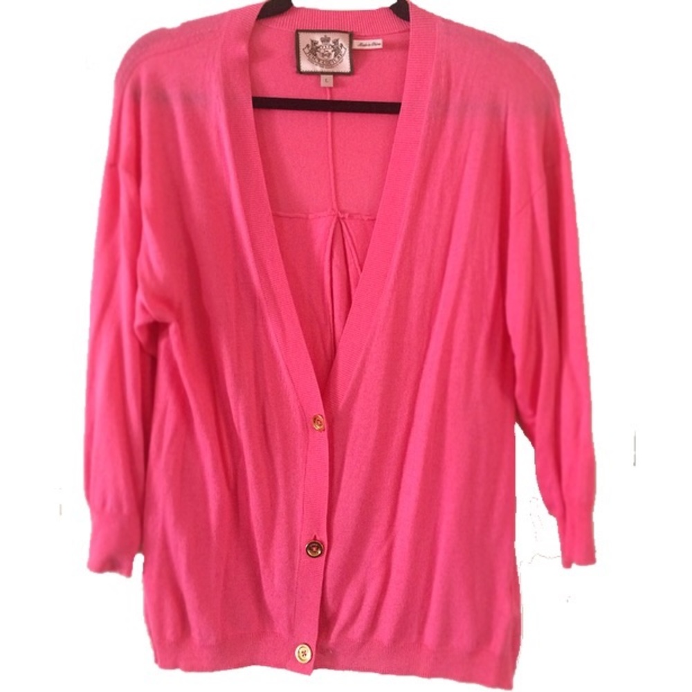 pink cardigan - Juicy Couture